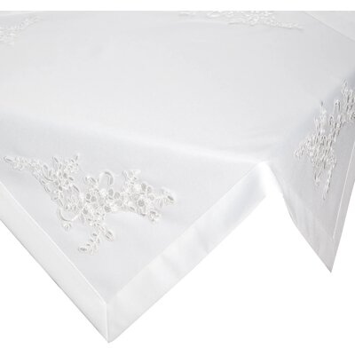 Obrus EUROFIRANY Bari 85 x 85 cm Biały