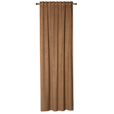 Zasłona z taśmą ABETO 140 x 260 cm kolor tabacco