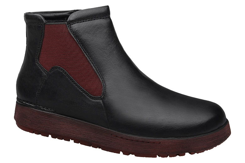 Trzewiki Botki JOSEF SEIBEL 95604 MA015 191 H Anna 04 Schwarz Czarne