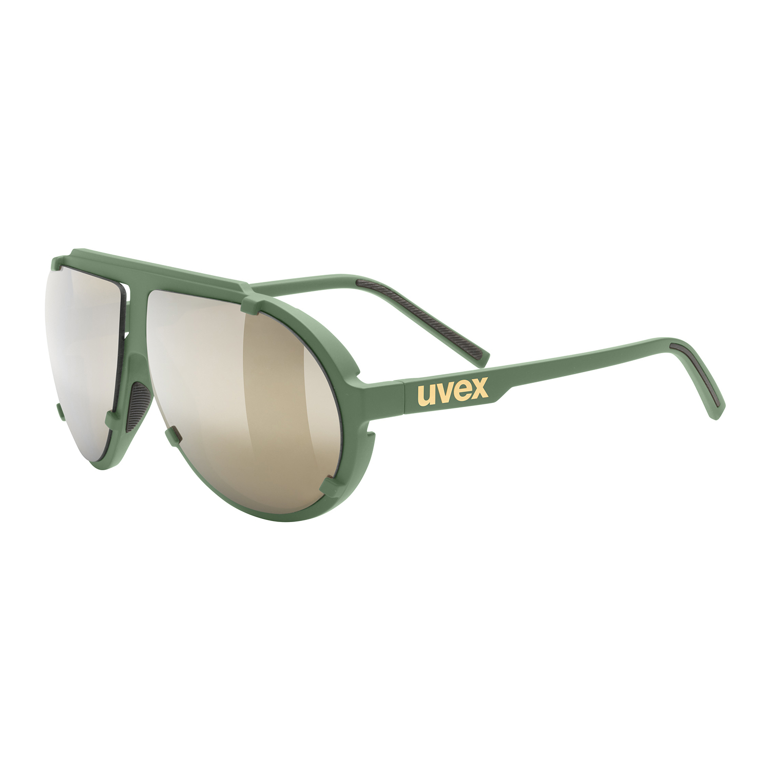 Okulary przeciwsłoneczne UVEX Esntl Pina moss green matt/mirror gold WYSYŁKA W 24H 30 DNI NA ZWROT