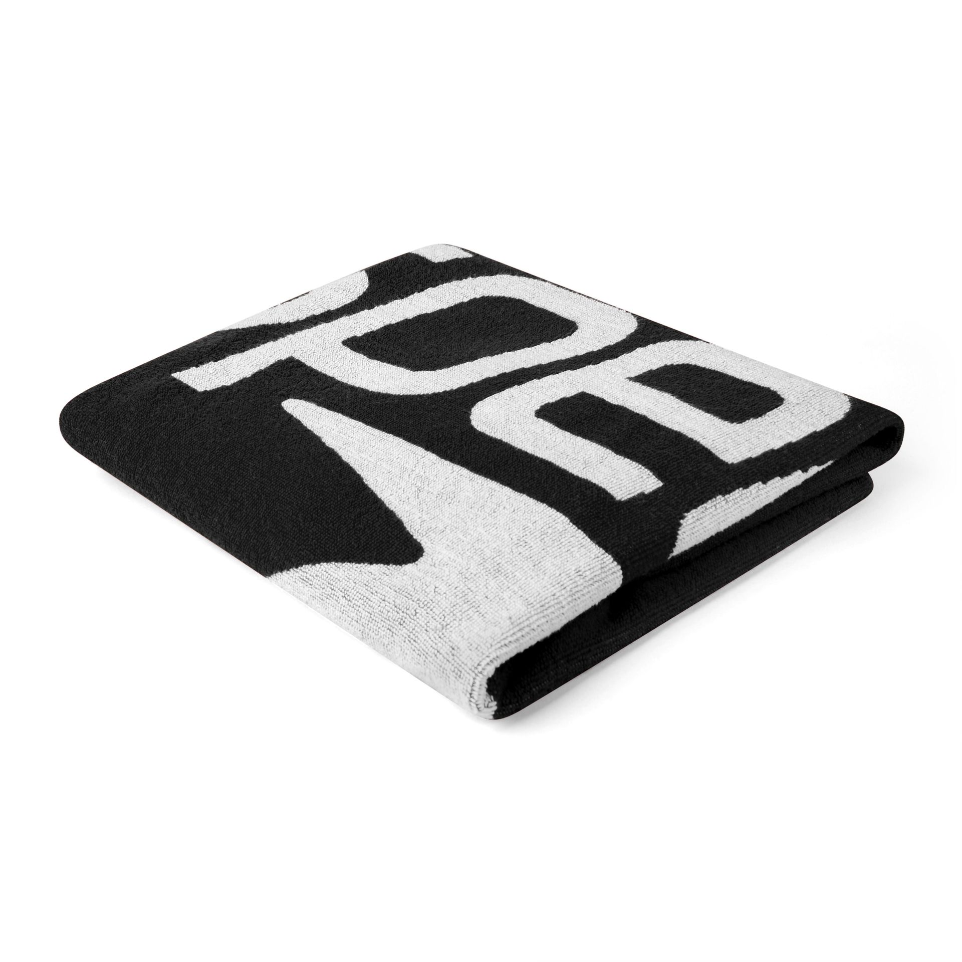 Ręcznik Speedo Logo Towel black/white