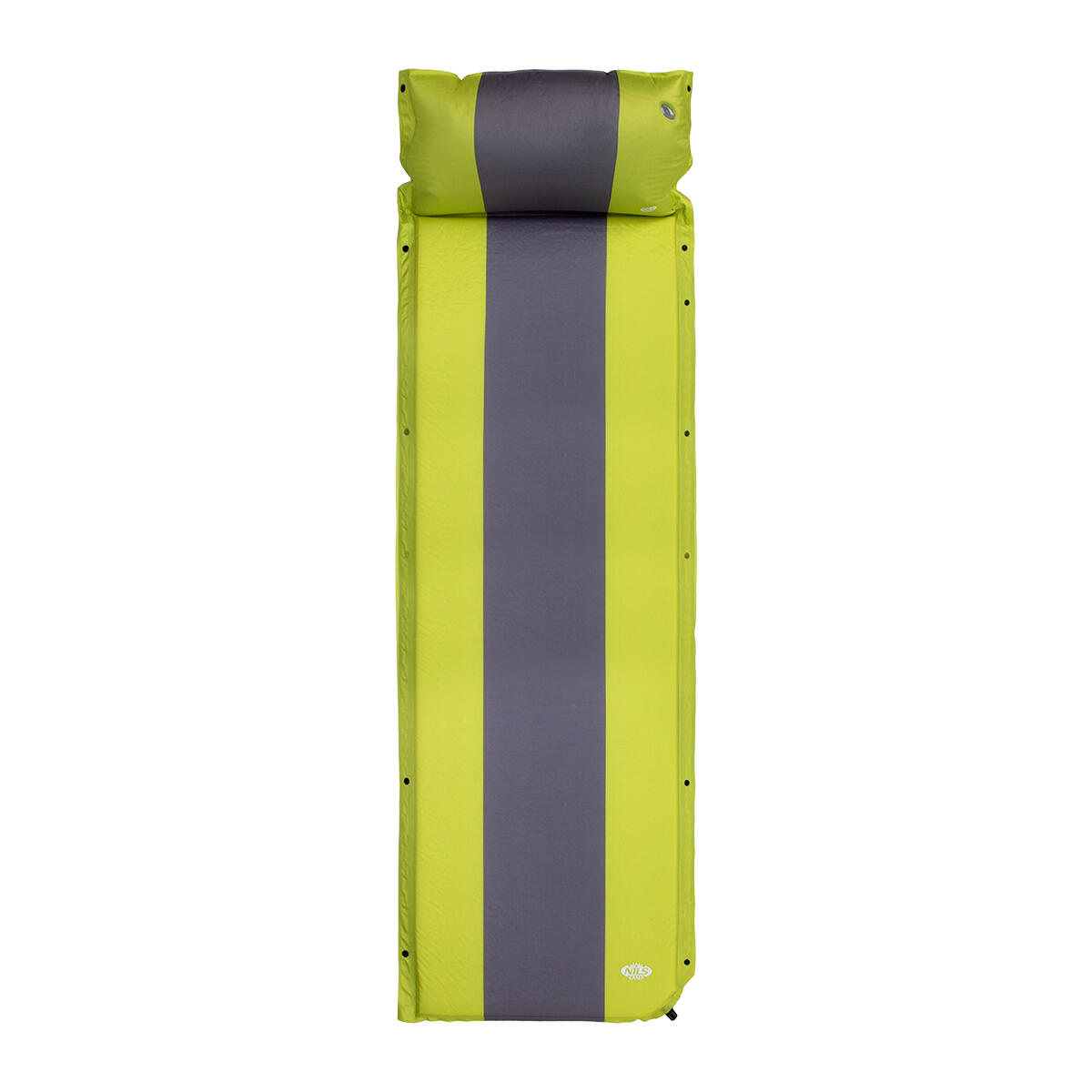 CAMP NILS NC4349 ZIELONO-SZARA 193x58x3 CM MATA SAMOPOMPUJĄCA Z PODUSZKĄ NILS