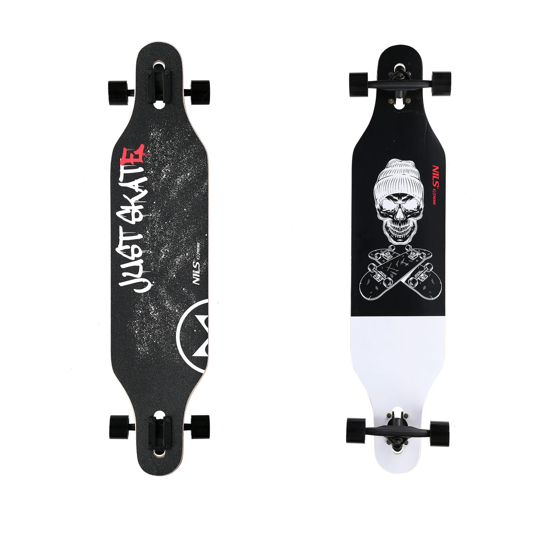 Deskorolka NILS EXTREME Skull 2 Wood
