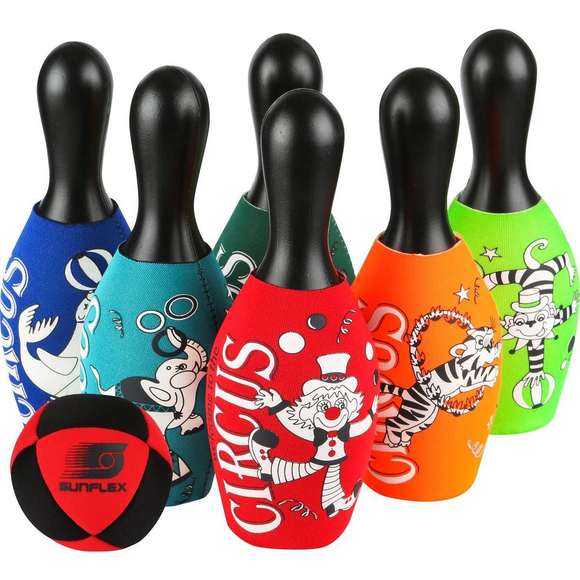 SUNFLEX Komplet kręgli Funsport SUNFLEX Bowling Set Circus