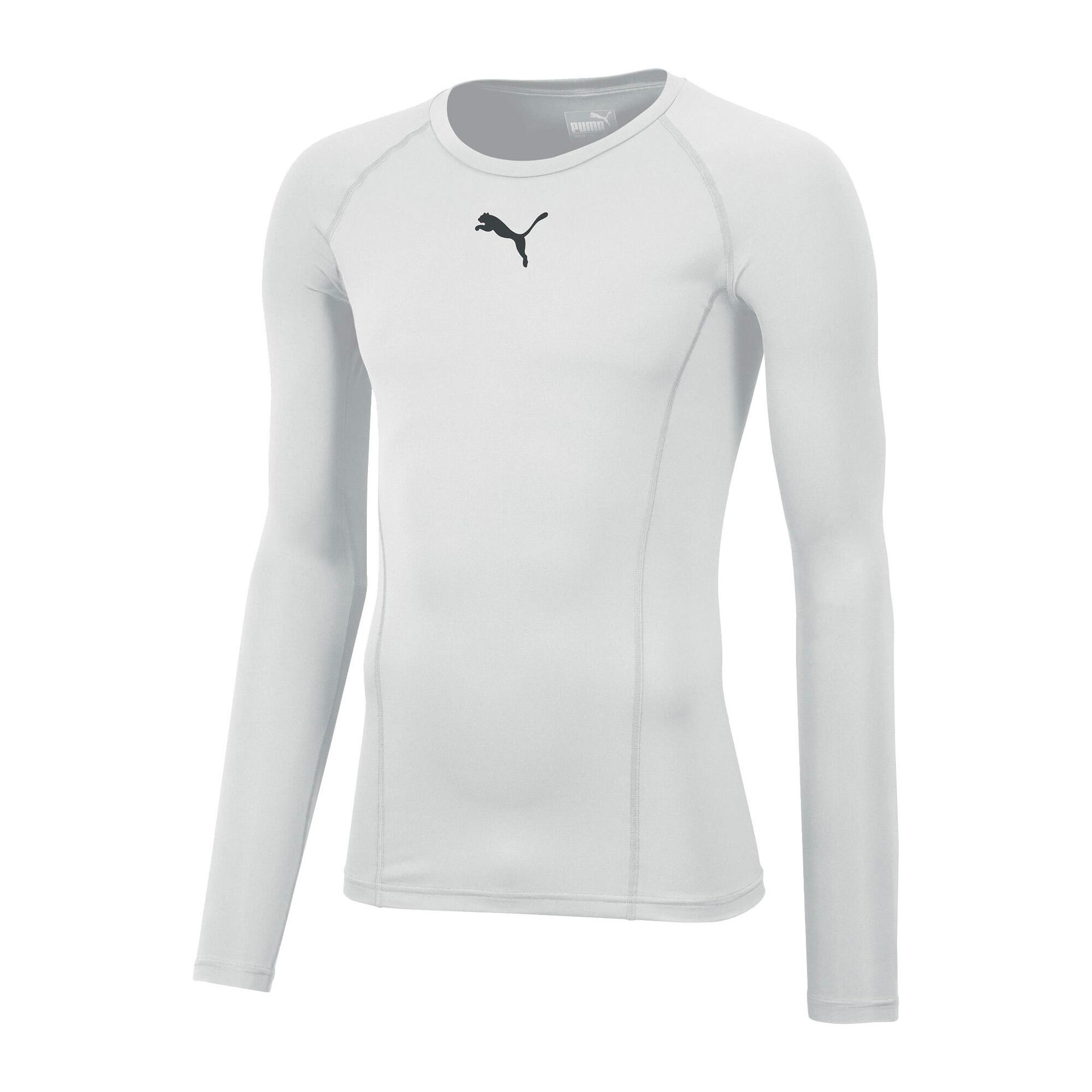 Puma męska ligi Base Layer Tee LS Shirt, biały, l 655920 04