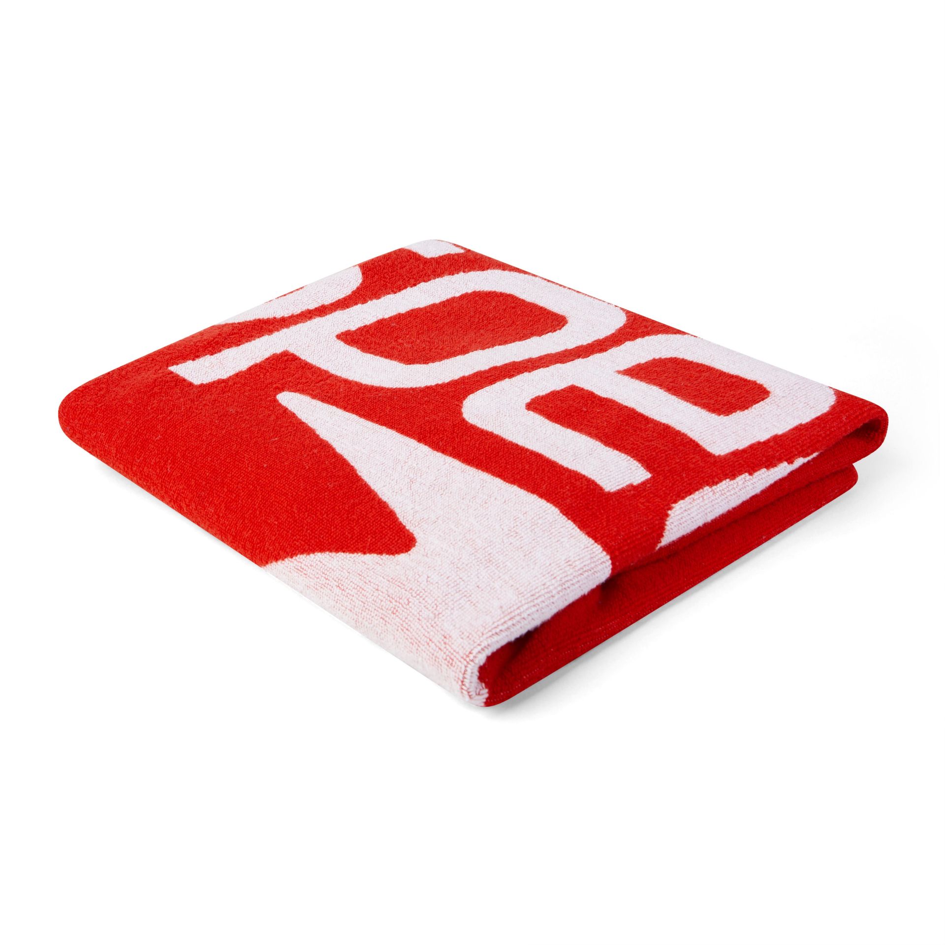Ręcznik Speedo Logo Towel fed red/white