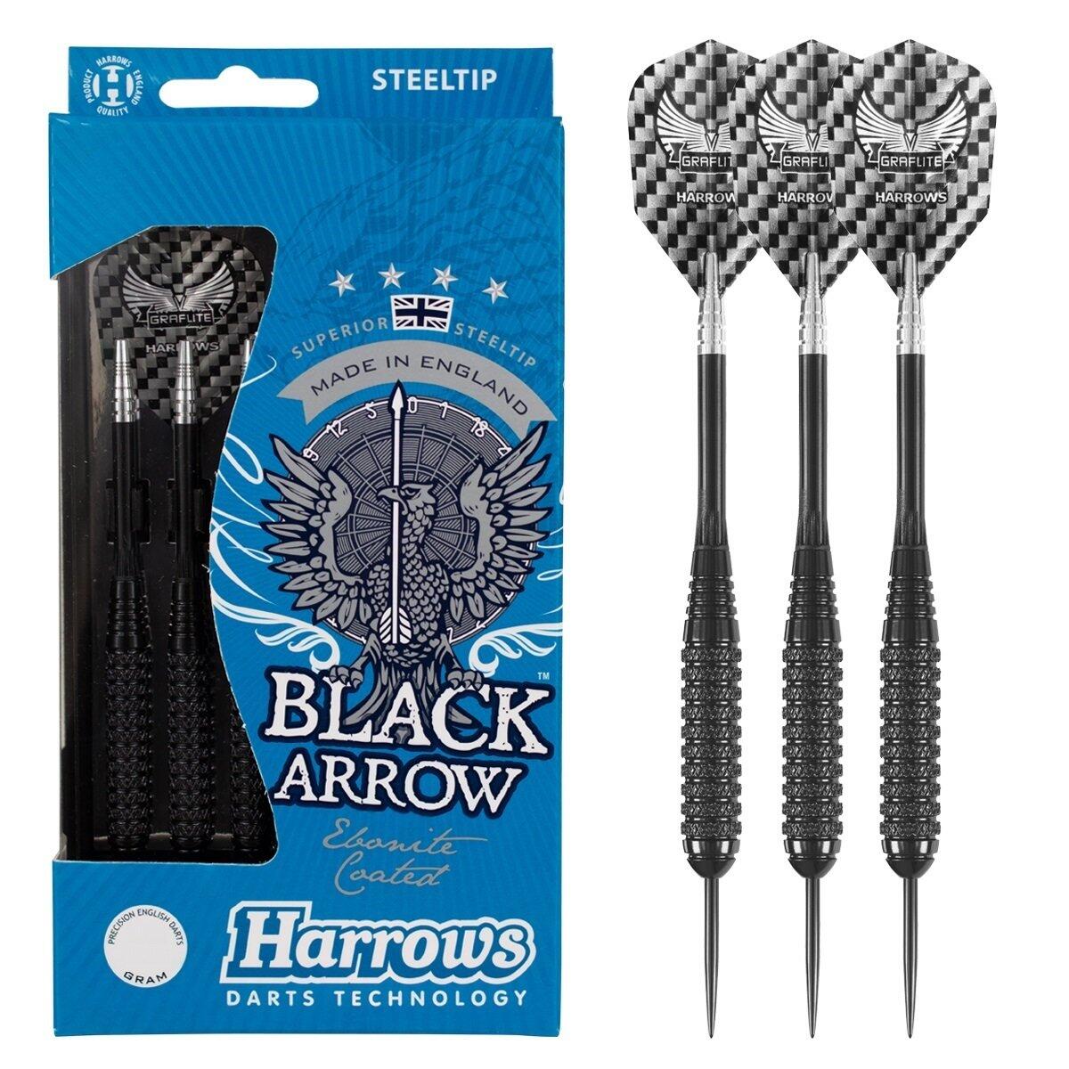 Harrows Black Arrow groty stalowe Czarny Czarny 20 G HA11318
