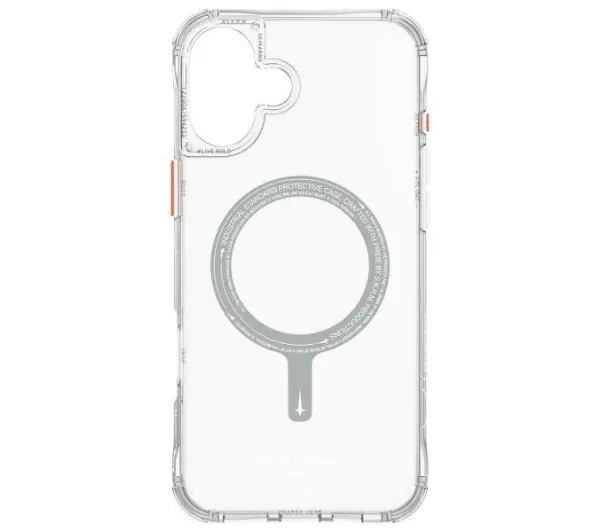 Skinarma Saido Magnetic Charging do iPhone 16 Przezroczysty