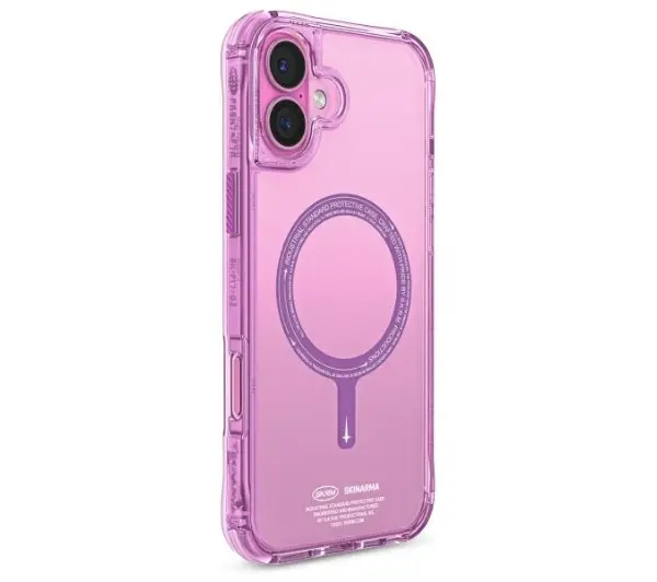 Skinarma Saido Magnetic Charging do iPhone 16 Różowy