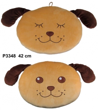 0606 SUN-PODUSZKA PIES BRĄZ MIX 42CM