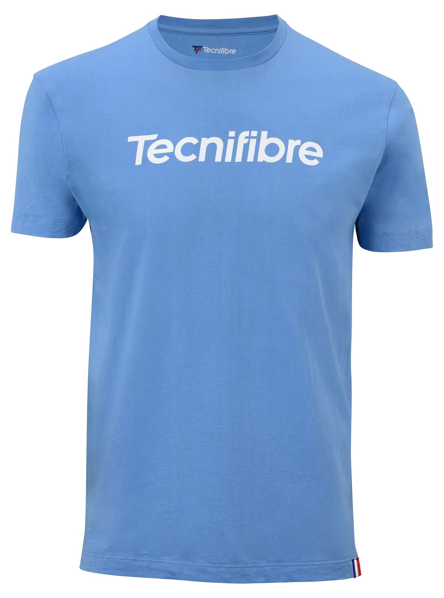 Koszulka męska Tecnifibre Club Cotton Tee Azur S