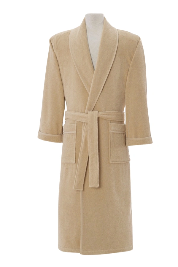 Męski szlafrok LORD M Beżowy