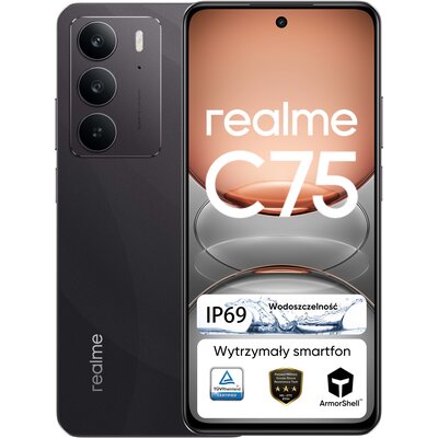 Realme C75 8/256GB Czarny
