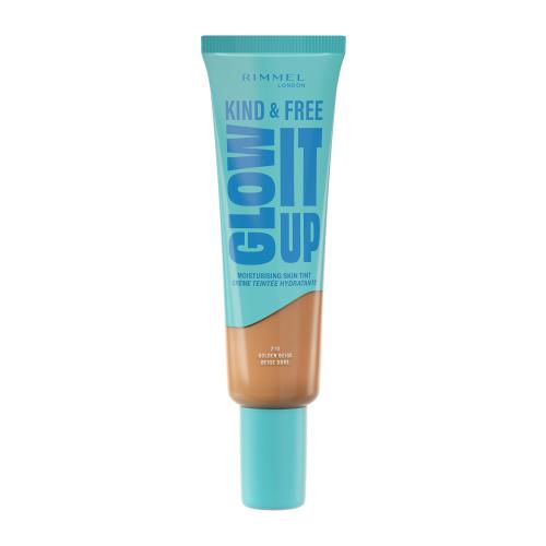 Rimmel London Kind & Free Glow It Up Moisturising Skin Tint Podkład 30 ml Odcień 210 Golden Beige