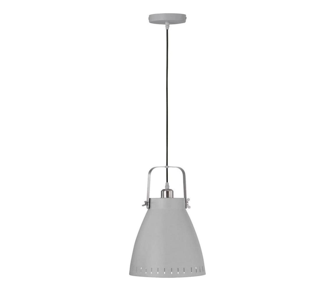 JUST LIGHT. L11160-16 - Żyrandol na lince EVA 1xE27/60W/230V śr. 26,5 szare