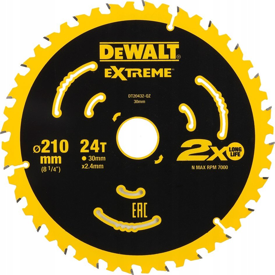 Dewalt tarcza pilarska 210x30/24 zęb