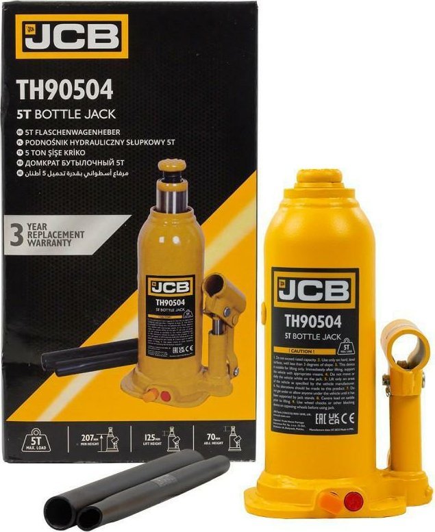 JCB JCB PODNOŚNIK HYDRAULICZNY SŁUPKOWY 5T H MIN 125mm, H MAX 207mm