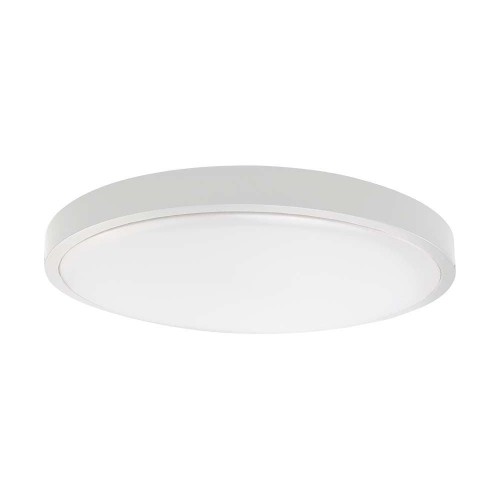 Plafon V-TAC 18W LED Okrągły IP44 Czujnik Ruchu Mikrofalowy 23cm Biały VT-8618S 6500K 1800lm