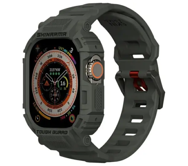 Skinarma Mecha 2in1 do Apple Watch 49mm Oliwkowy