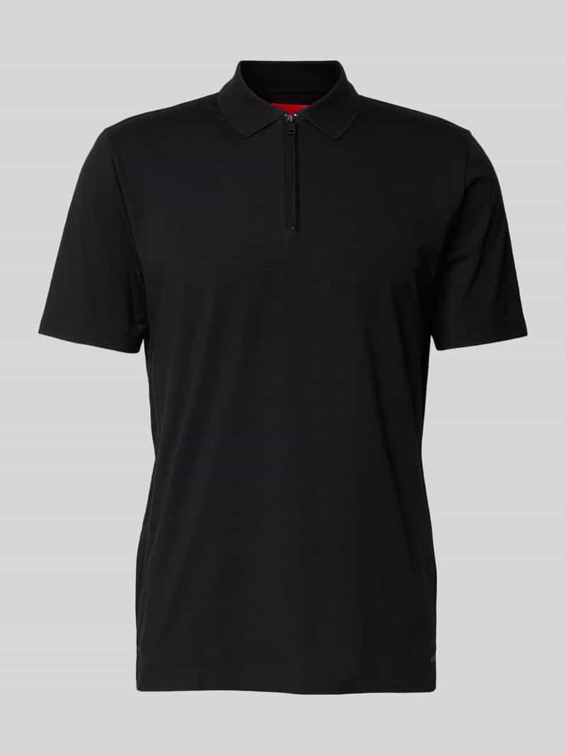 Koszulka polo z krótkim zamkiem błyskawicznym model ‘Dekok’