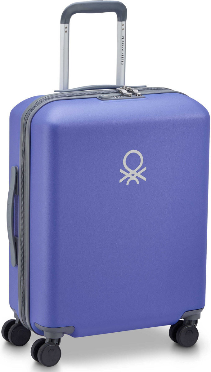 Walizka kabinowa Delsey Benetton UCB 55 cm fioletowa