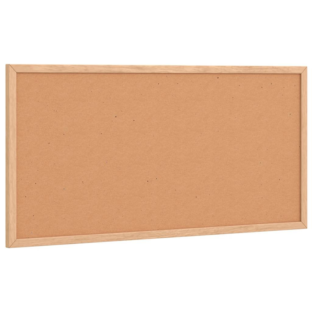 vidaXL Tablica korkowa z ramą z litego drewna sosnowego 60x30 cm