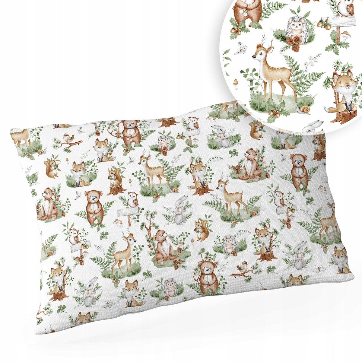 PODUSZKA ANTYALERGICZNA 40x60 BAWEŁNA 100% WZORY!