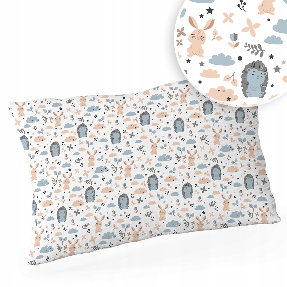 POSZEWKA NA PODUSZKĘ 40x60 BAWEŁNA ZAMEK WZORY!