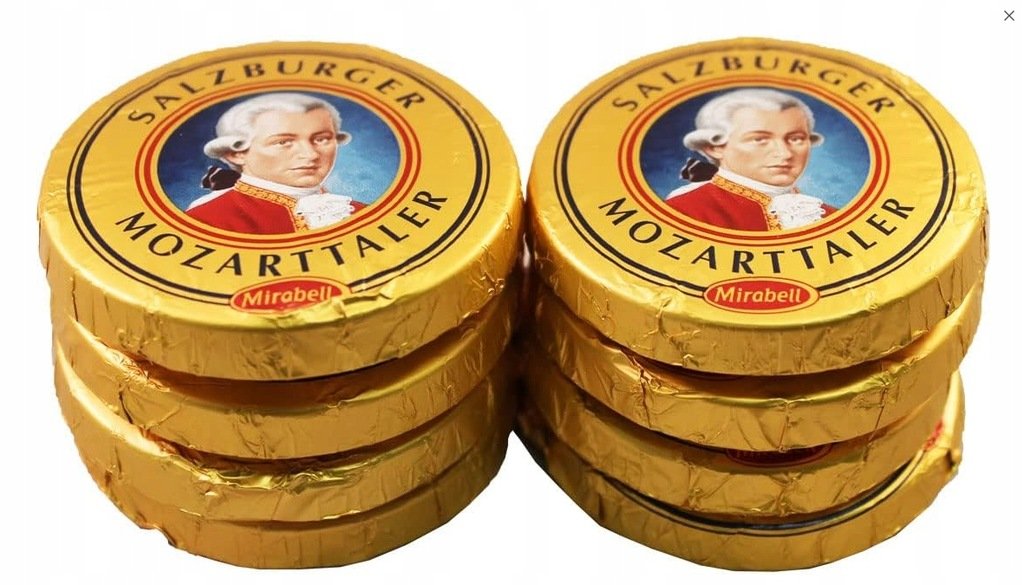 Bombonierka Mirabell Mozarttaler 120g