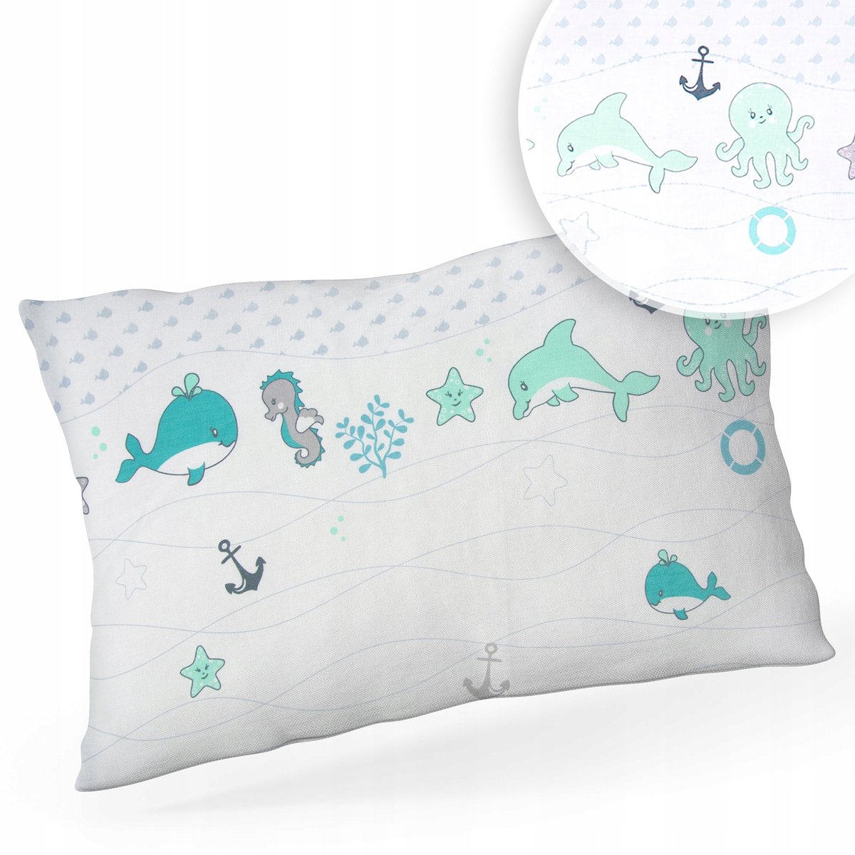 PODUSZKA ANTYALERGICZNA 40x60 BAWEŁNA 100% WZORY!