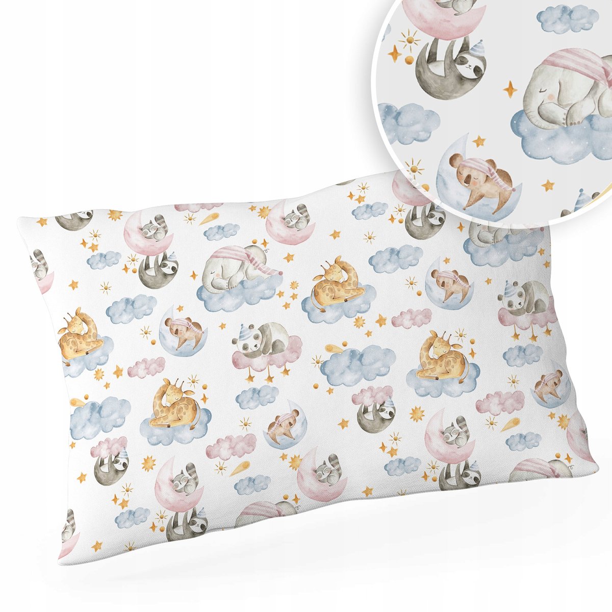 POSZEWKA NA PODUSZKĘ 40x60 BAWEŁNA ZAMEK WZORY!