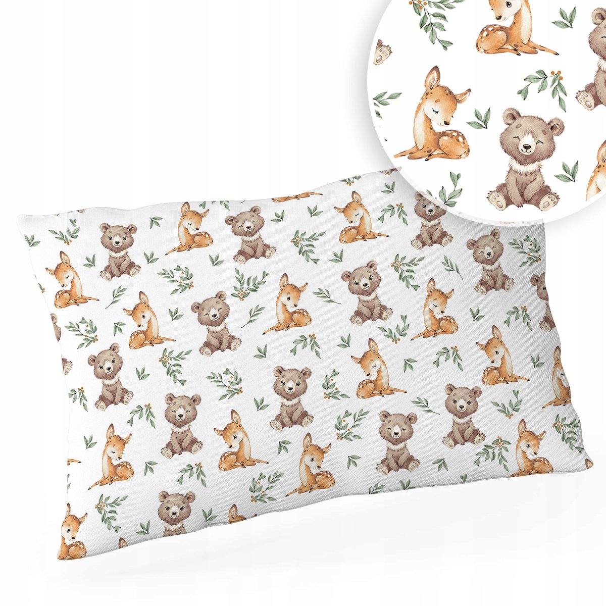 POSZEWKA NA PODUSZKĘ 40x60 BAWEŁNA ZAMEK WZORY!