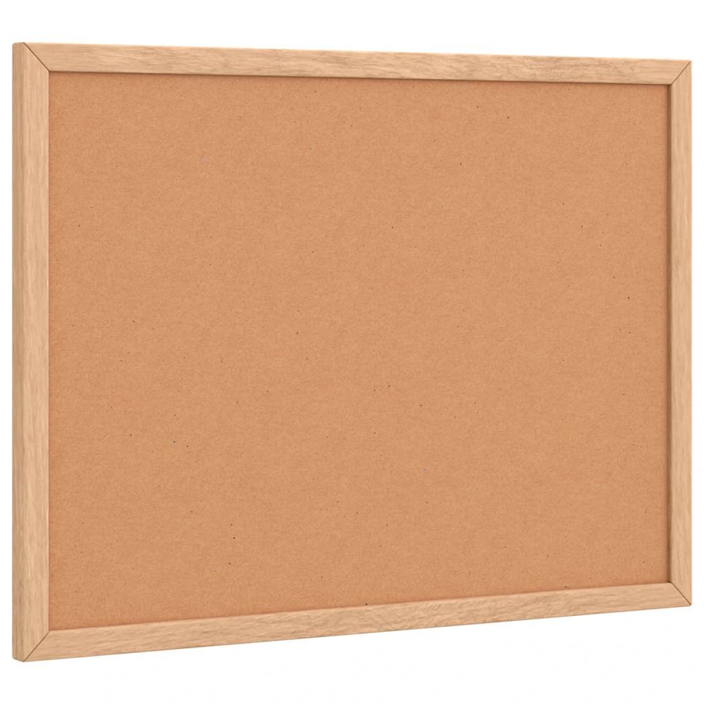 vidaXL Tablica korkowa z ramą z litego drewna sosnowego 40x30 cm