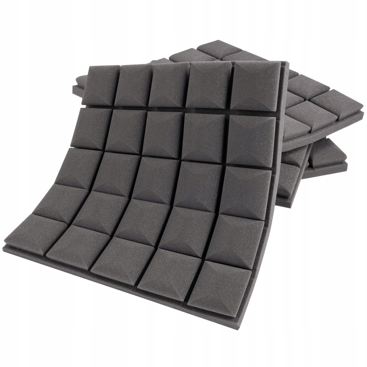 MATA wygłuszająca pianka akustyczna KOSTKA 1m2 dekoracja ścian absorber 5cm