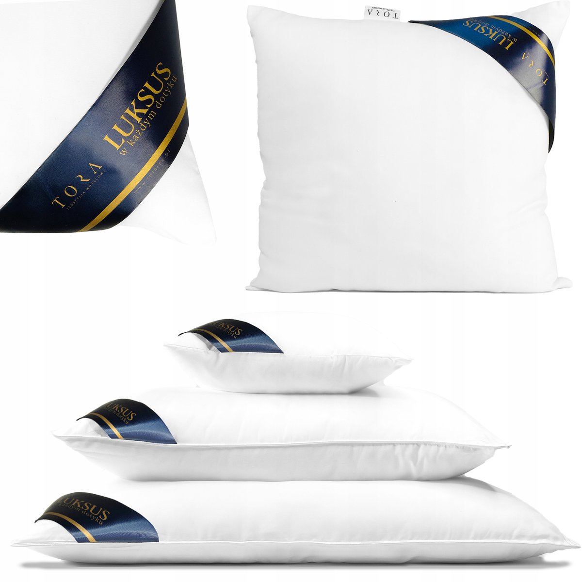 PODUSZKA DO SPANIA ANTYALERGICZNA HOTELOWA GRUBA 70X80 CM CLASSIC 1200G