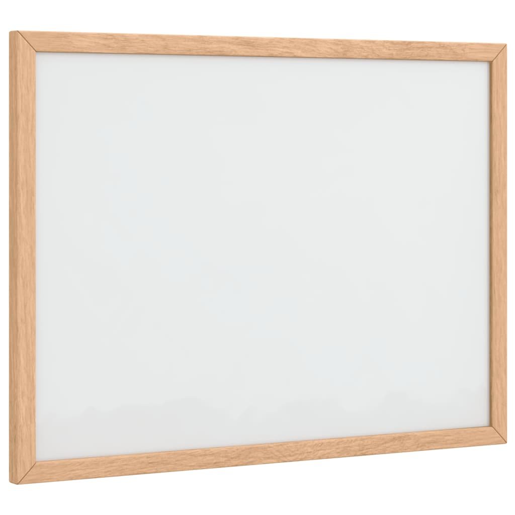 vidaXL Tablica magnetyczna z ramą z litego drewna sosnowego 40x30 cm
