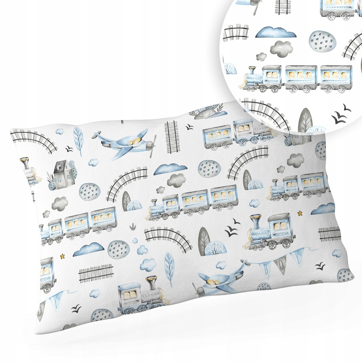 POSZEWKA NA PODUSZKĘ 40x60 BAWEŁNA ZAMEK WZORY!