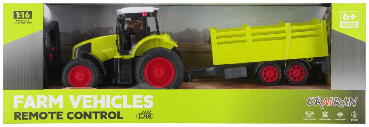 TRAKTOR Z PRZYCZEPĄ od MEGA CREATIVE Wraz z Akcesoriami 45x18x13