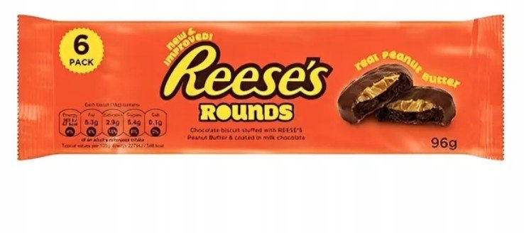 Reese's Peanut Butter Rounds 96g ciastka z masłem orzechowym angielskie