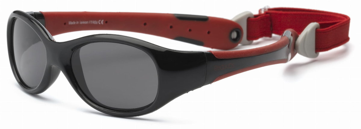 Okulary Przeciwsłoneczne Explorer - Black and Red 0+