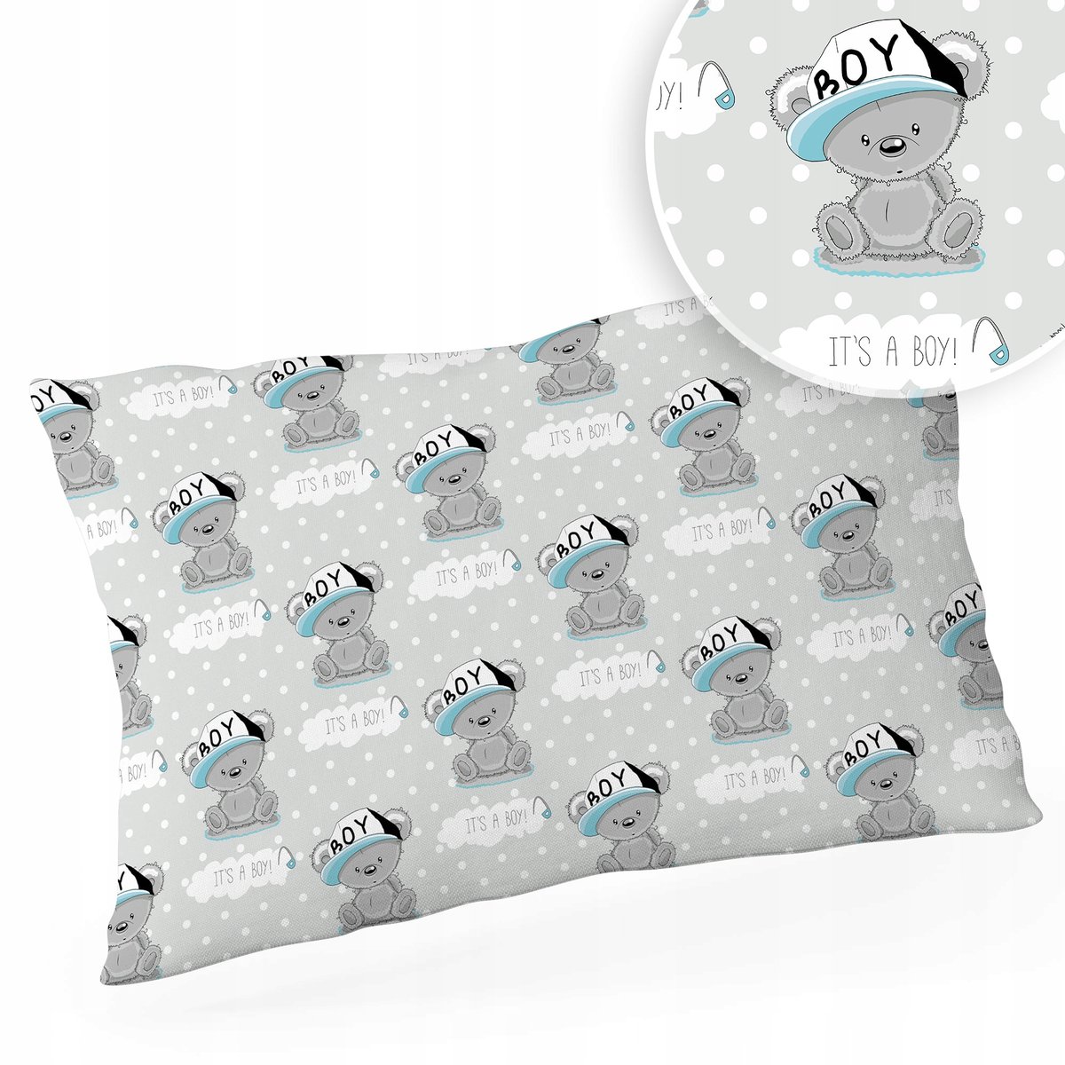 PODUSZKA ANTYALERGICZNA 40x60 BAWEŁNA 100% WZORY!