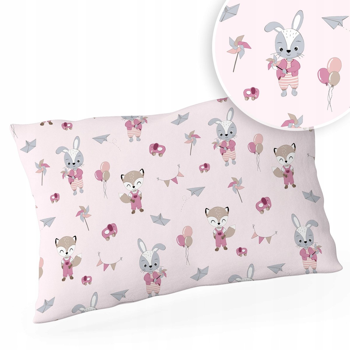 PODUSZKA ANTYALERGICZNA 40x60 BAWEŁNA 100% WZORY!