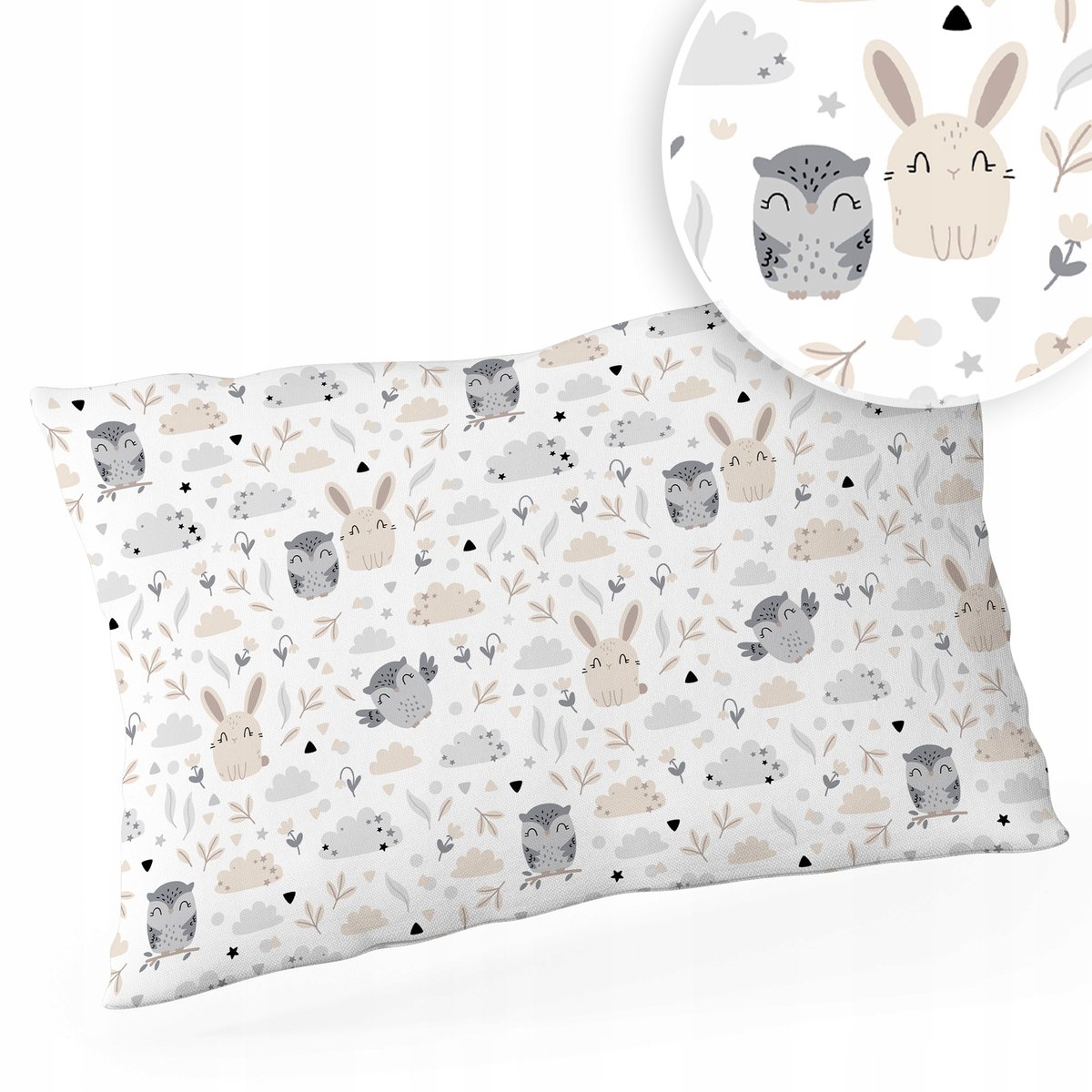 POSZEWKA NA PODUSZKĘ 40x60 BAWEŁNA ZAMEK WZORY!