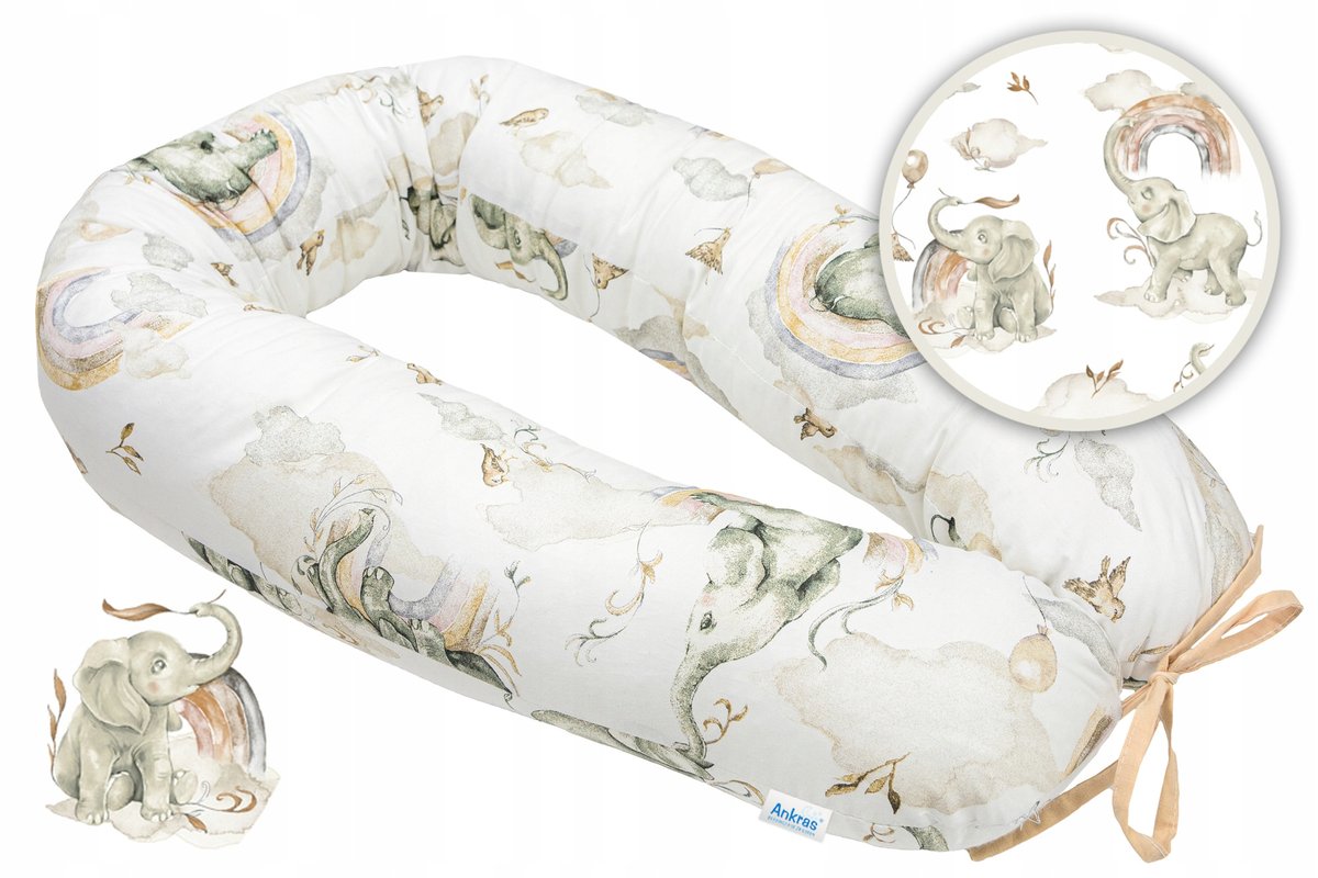 Poduszka ciążowa do spania Karmienia Rogal typu V