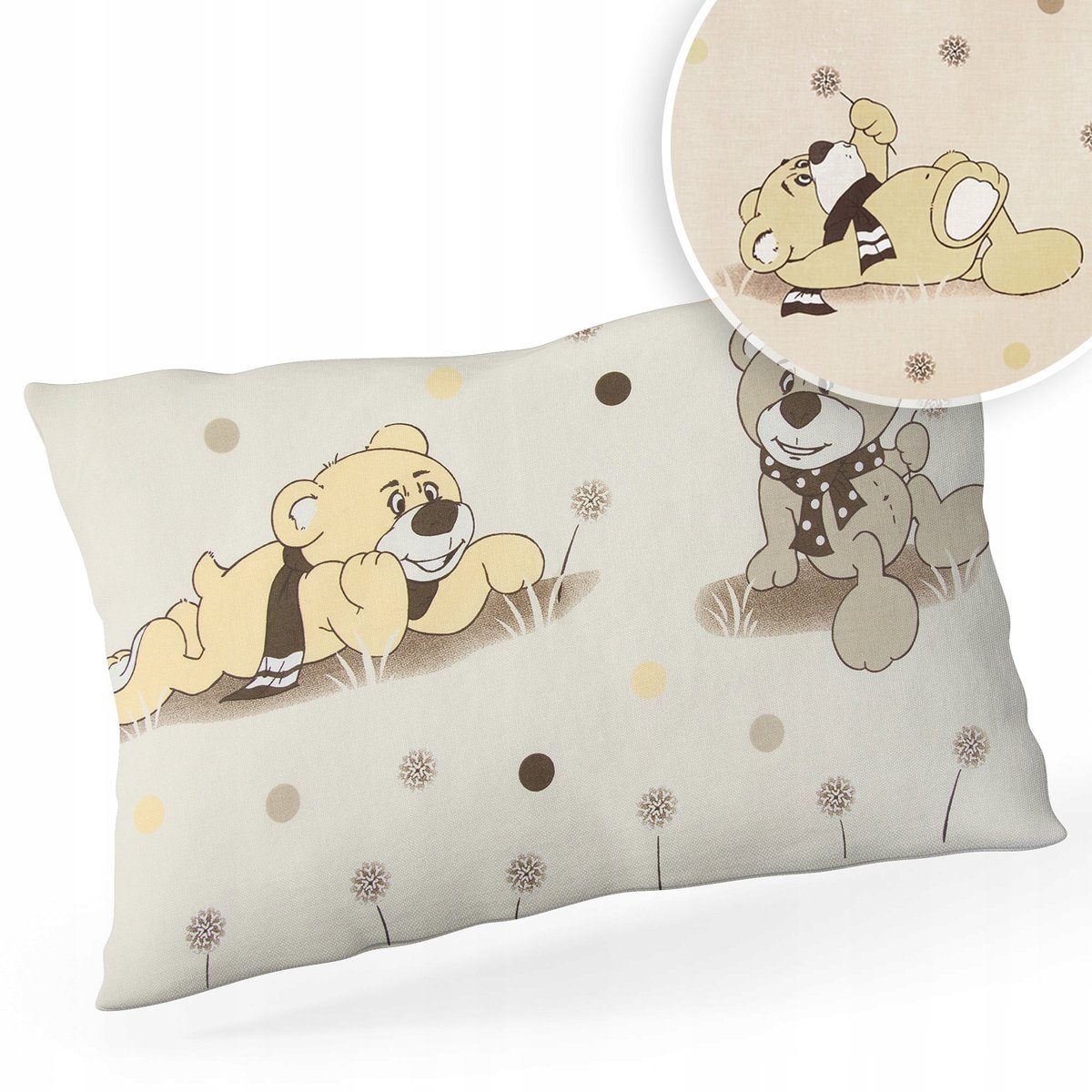 POSZEWKA NA PODUSZKĘ 40x60 BAWEŁNA ZAMEK WZORY!