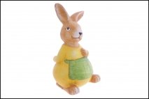 Figurka 2Szt Ceramiczna - Pani Zając