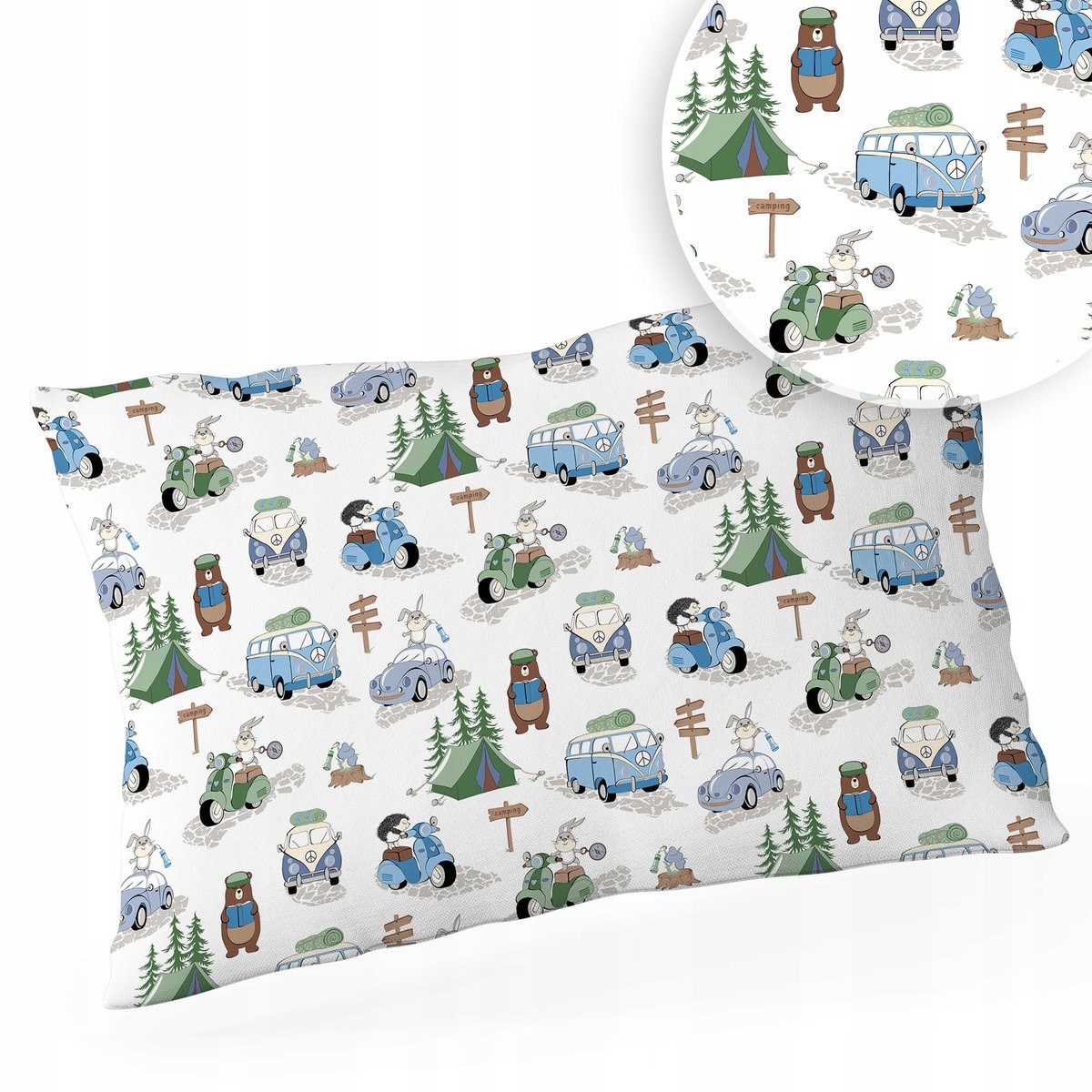 POSZEWKA NA PODUSZKĘ 40x60 BAWEŁNA ZAMEK WZORY!