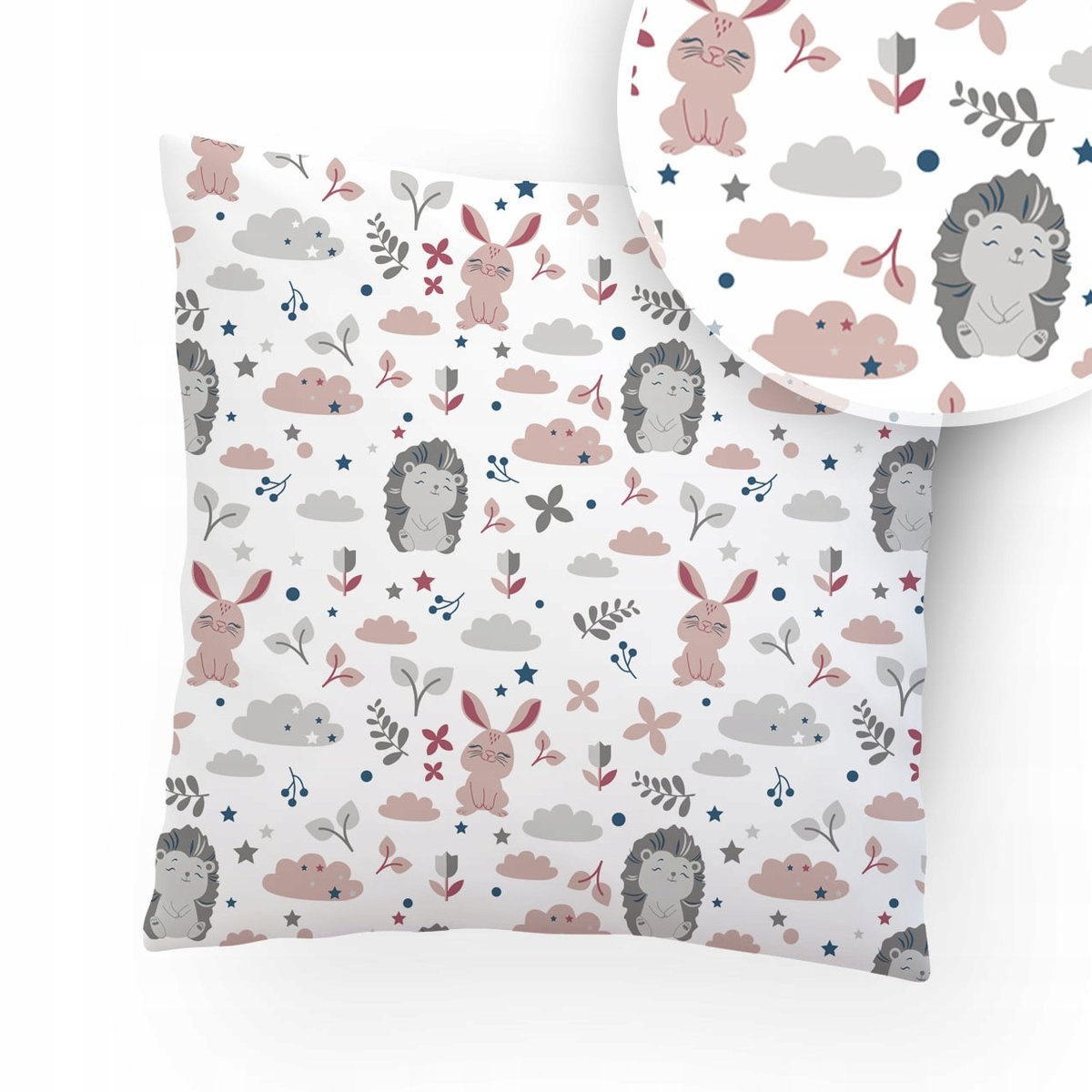 POSZEWKA NA PODUSZKĘ 40x40 BAWEŁNA ZAMEK WZORY!