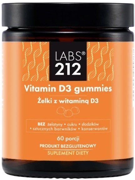 Suplement diety, Labs212, Vitamin D3 Gummies (Żelki z witaminą D3)