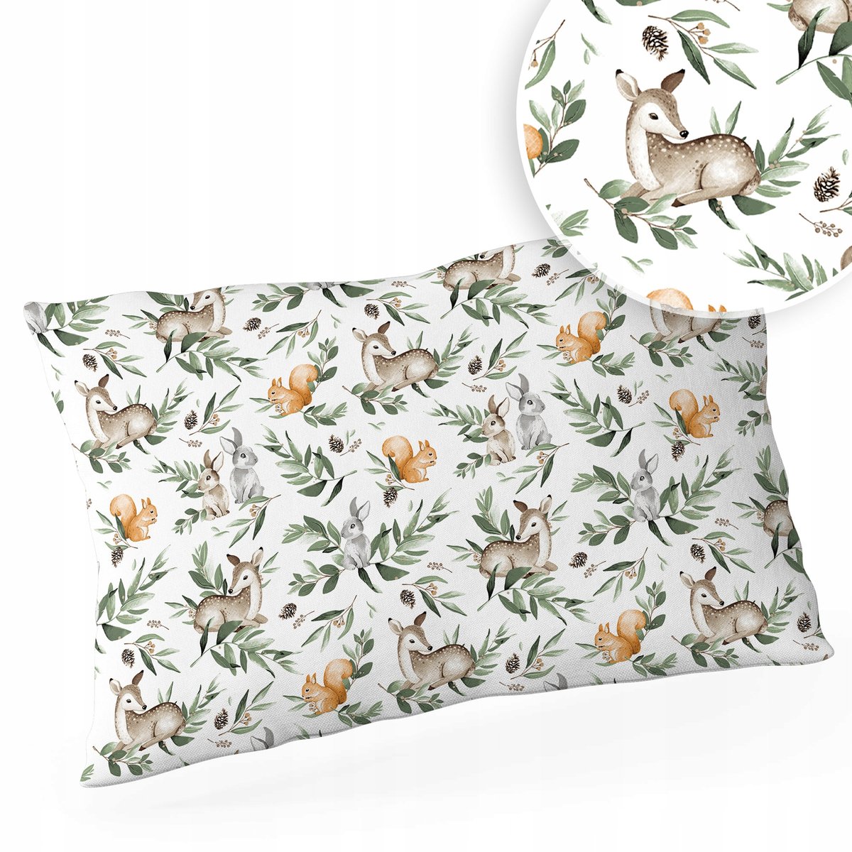 POSZEWKA NA PODUSZKĘ 40x60 BAWEŁNA ZAMEK WZORY!